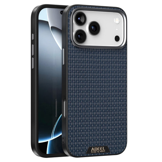ABEEL For iPhone 17 Pro Max Case Compatible with MagSafe Textured Micro-Embossing Back Cover - Blue