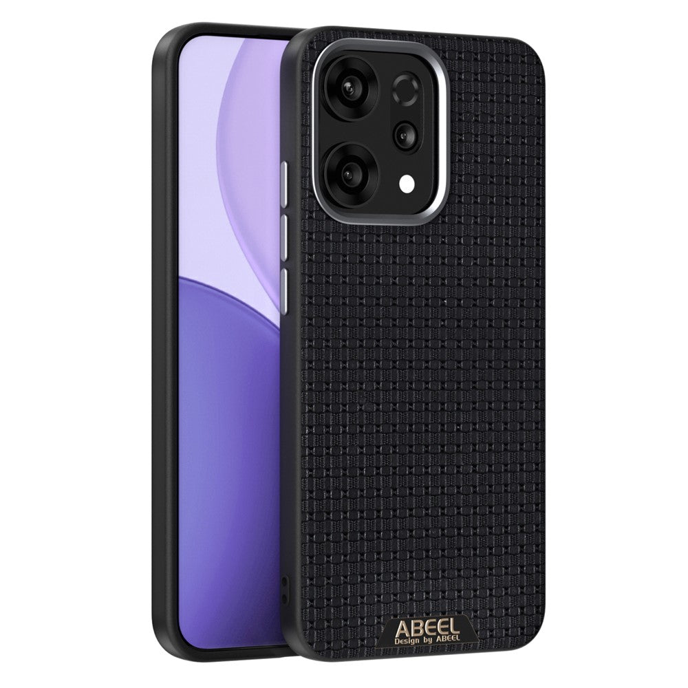 ABEEL For Oppo Reno14 Pro 5G (Global) Case Compatible with MagSafe Textured Micro-Embossing Back Cover - Black