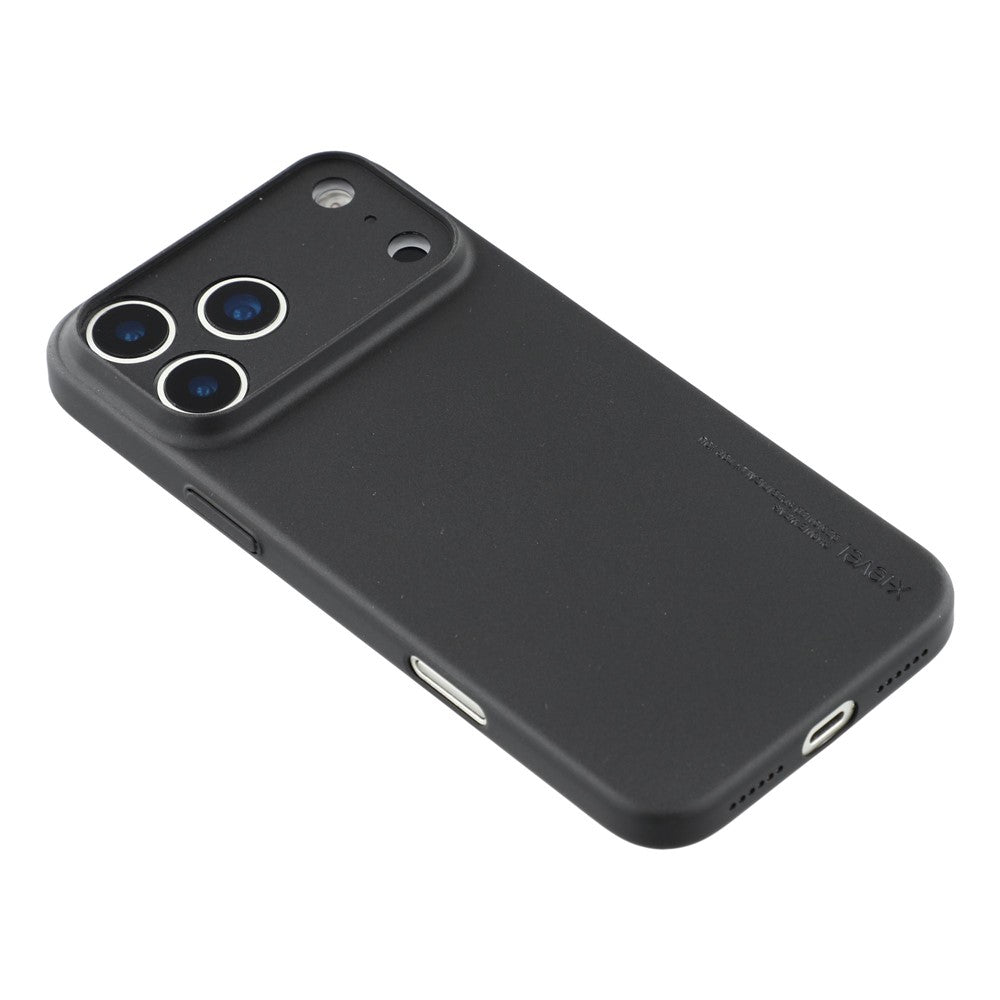 X-LEVEL For iPhone 17 Pro Max Case Hard PP Matte Phone Cover 0.18mm Ultra-Thin - Black