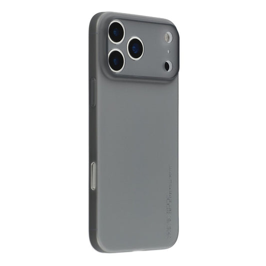 X-LEVEL For iPhone 17 Pro Max Case Hard PP Matte Phone Cover 0.18mm Ultra-Thin - Transparent Black