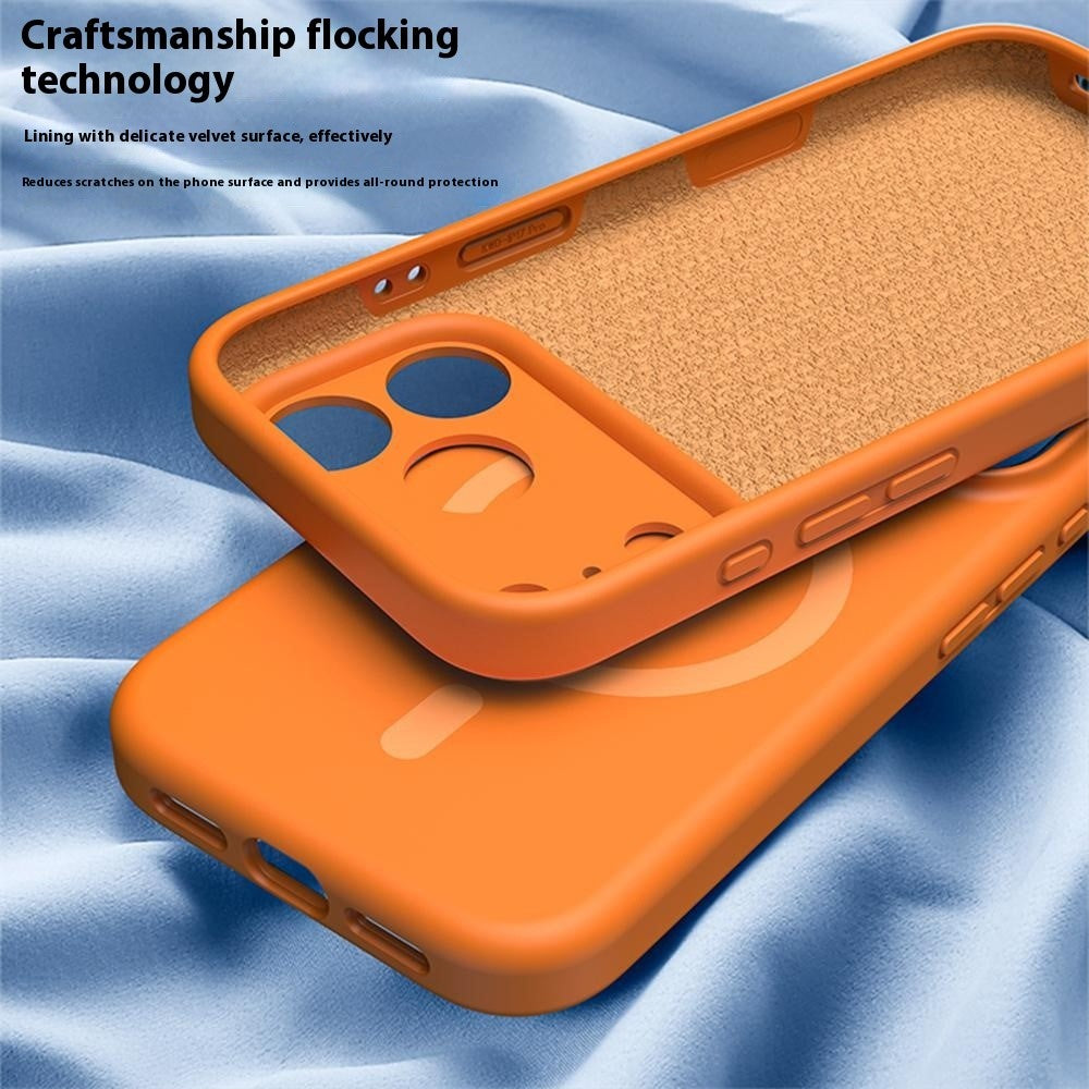 For iPhone 17 Pro Max Case Compatible with MagSafe Precision Fit PC + Liquid Silicone Protective Phone Cover - Purple