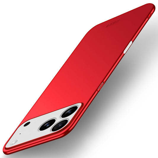 For iPhone 17 Pro Max Phone Case MOFI Shield Matte Series Ultra Slim PC Protective Cover - Red