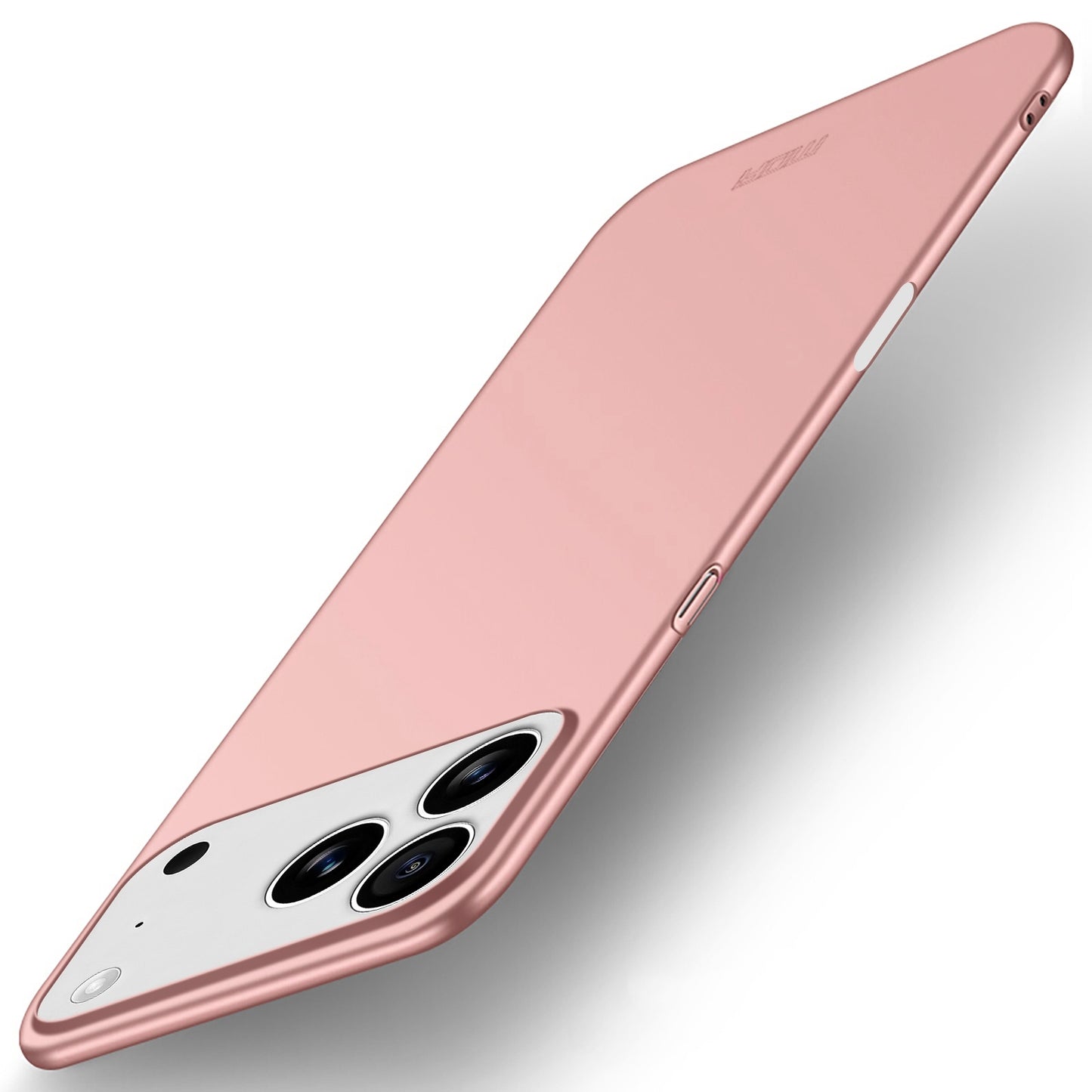 For iPhone 17 Pro Max Phone Case MOFI Shield Matte Series Ultra Slim PC Protective Cover - Rose Gold