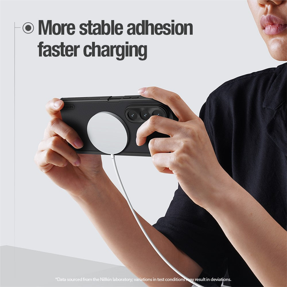 NILLKIN Super Frosted Shield Fold for Samsung Galaxy Z Fold7 5G Case Compatible with MagSafe PC Matte Phone Cover