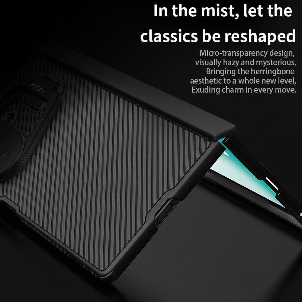 NILLKIN CamShield Prop Series For Samsung Galaxy Z Fold7 5G Case PC Phone Cover with Clear Camera Lid