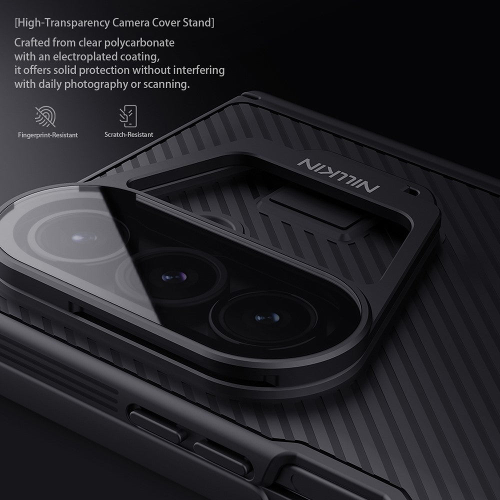 NILLKIN CamShield Prop Series For Samsung Galaxy Z Fold7 5G Case PC Phone Cover with Clear Camera Lid
