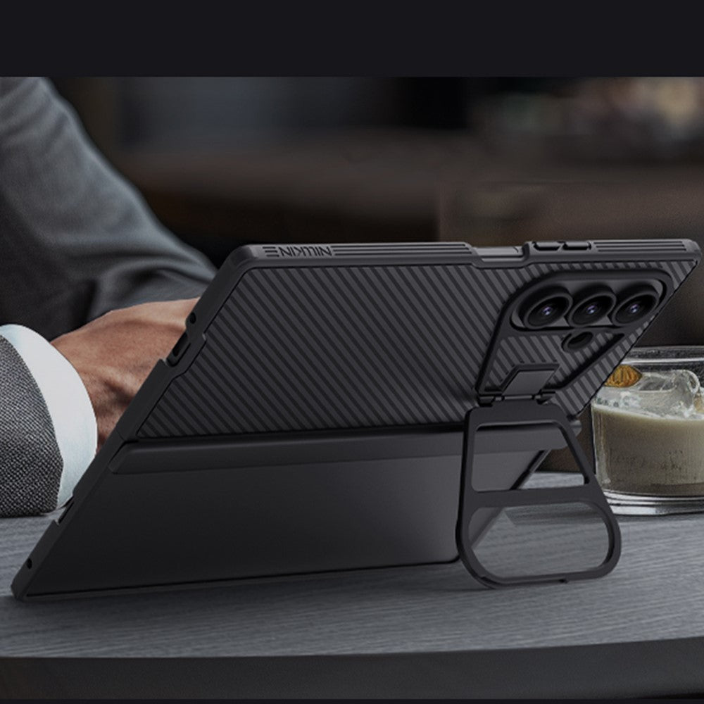 NILLKIN CamShield Prop Magnetic Series For Samsung Galaxy Z Fold7 5G Case PC Phone Cover with Clear Camera Lid