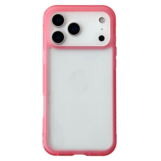 For iPhone 17 Pro Max Case Shockproof TPU + PC Phone Back Cover - Pink