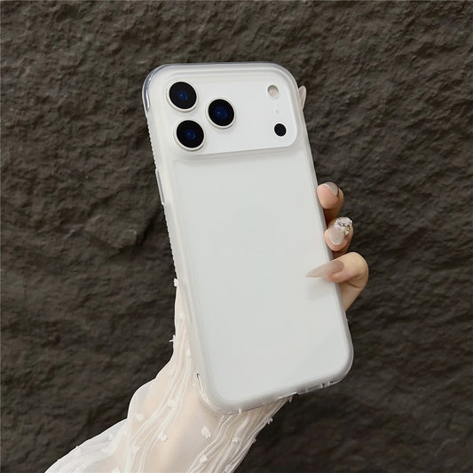 For iPhone 17 Pro Max Case Shockproof TPU + PC Phone Back Cover - Transparent