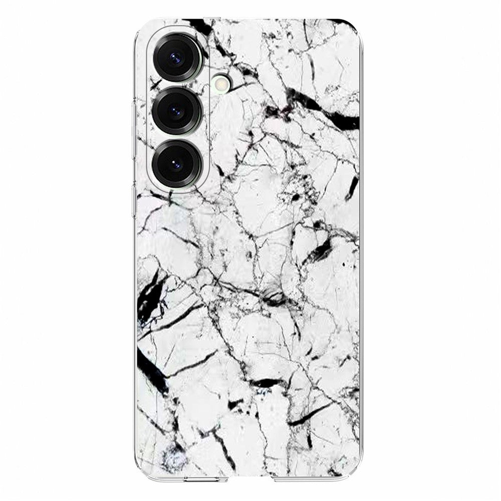 For Samsung Galaxy A26 5G / A17 5G Case Marble Pattern Printing Soft TPU Phone Cover - White