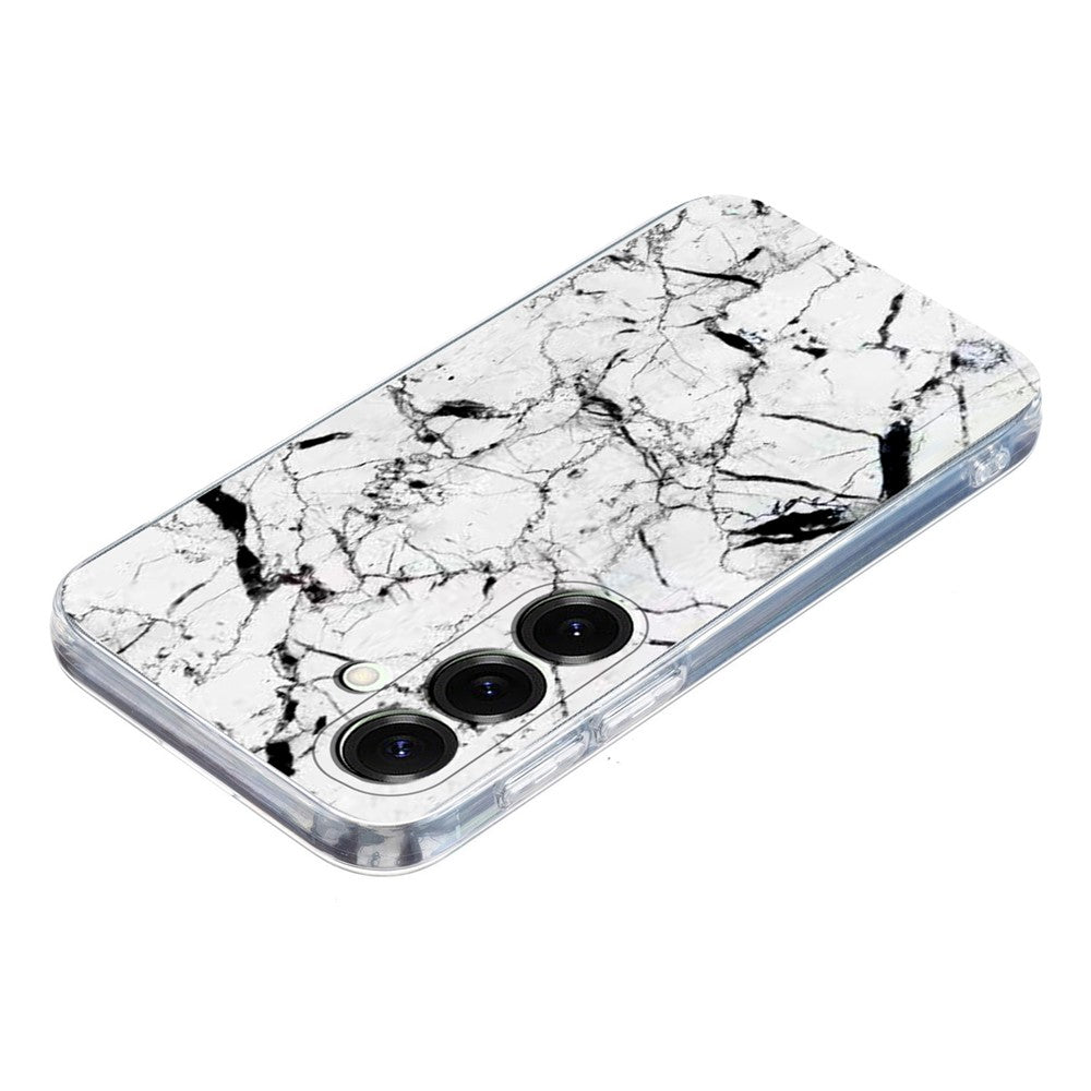 For Samsung Galaxy A26 5G / A17 5G Case Marble Pattern Printing Soft TPU Phone Cover - White
