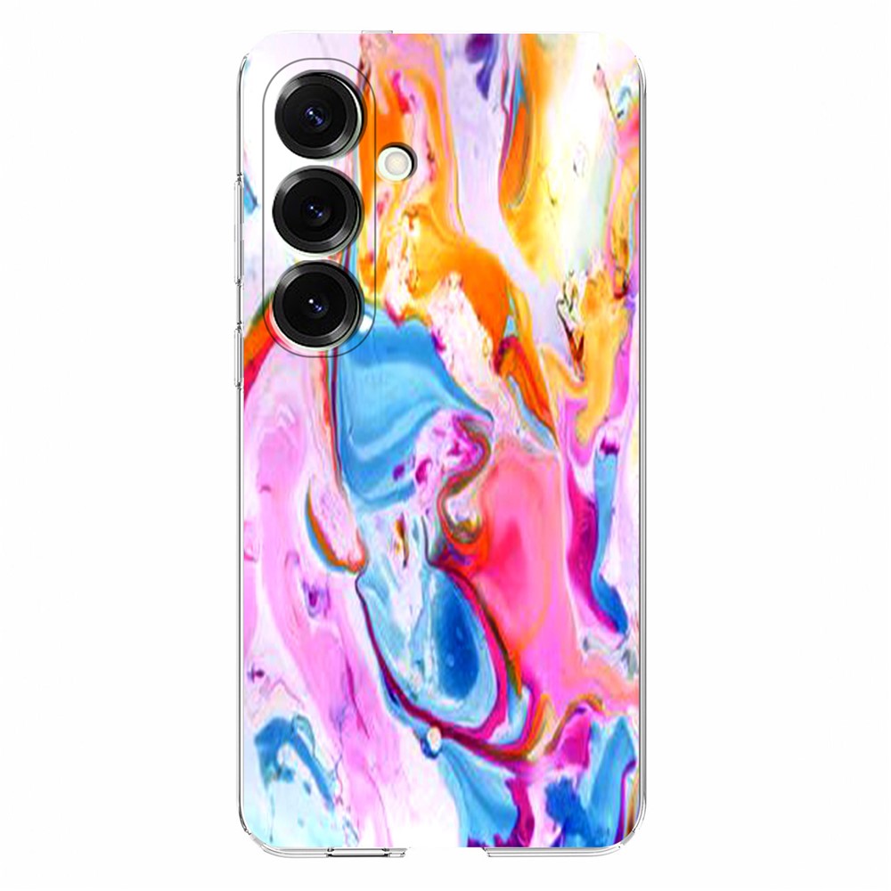 For Samsung Galaxy A26 5G / A17 5G Case Marble Pattern Printing Soft TPU Phone Cover - Colorful
