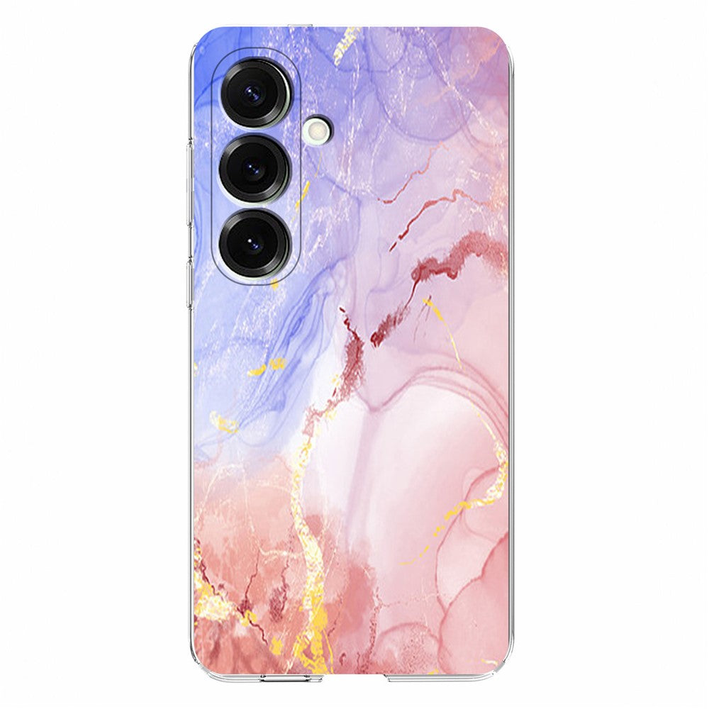 For Samsung Galaxy A26 5G / A17 5G Case Marble Pattern Printing Soft TPU Phone Cover - Pink