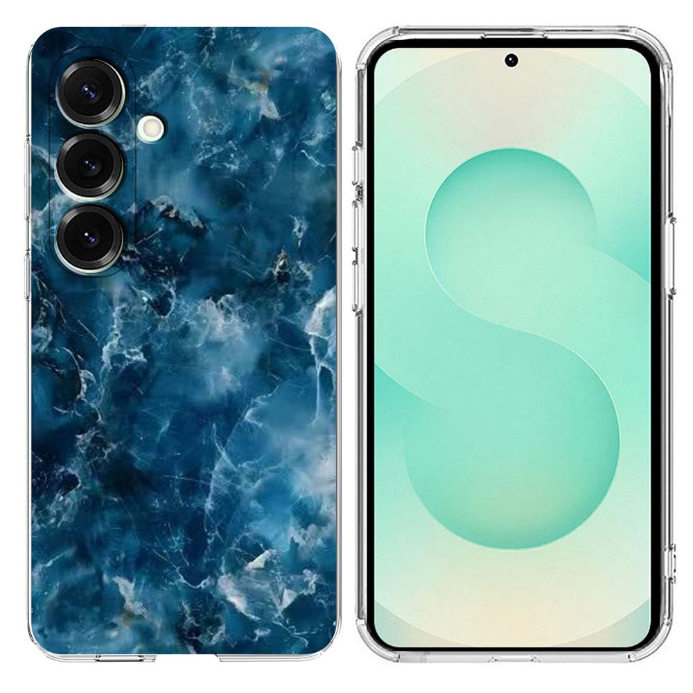 For Samsung Galaxy A26 5G / A17 5G Case Marble Pattern Printing Soft TPU Phone Cover - Grey