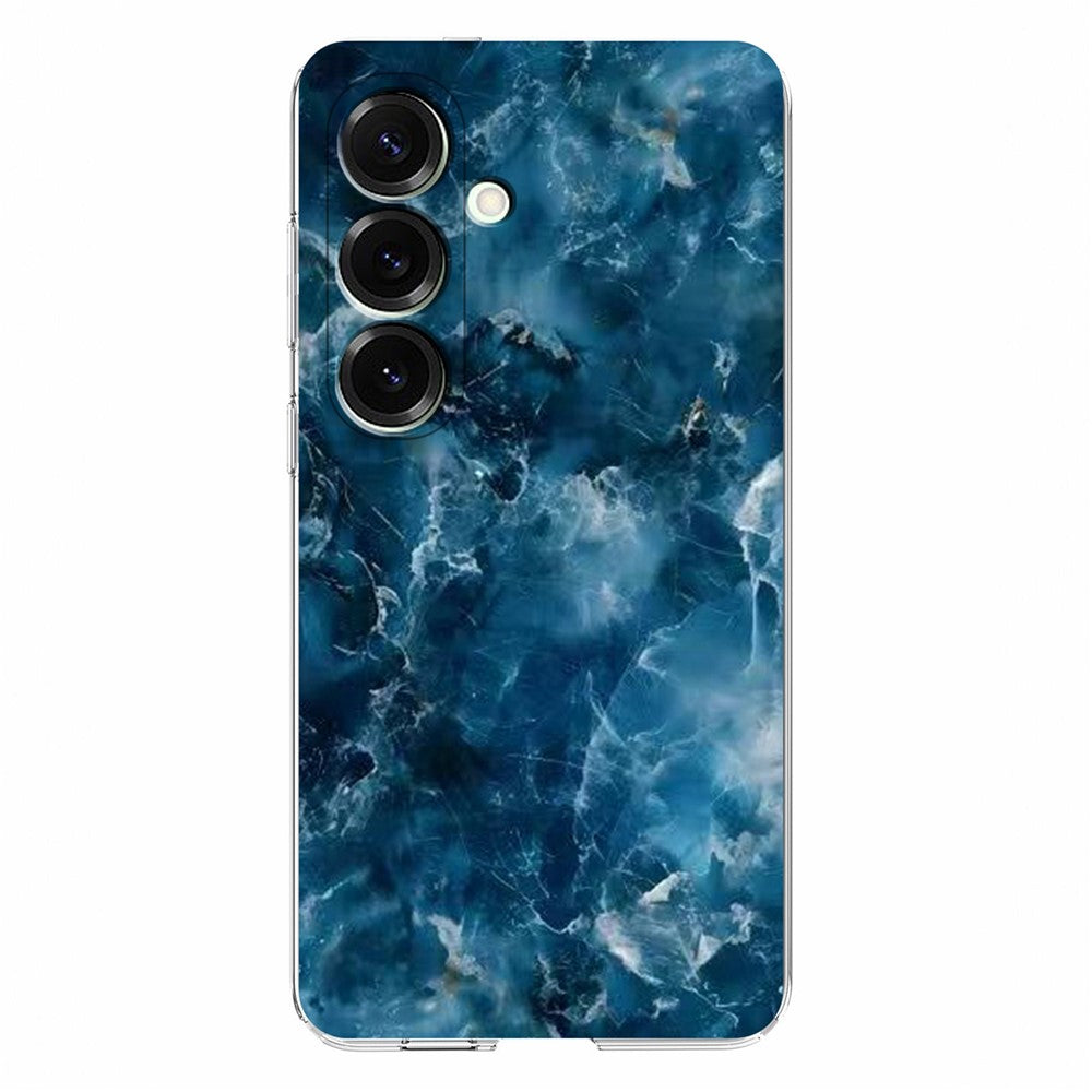 For Samsung Galaxy A26 5G / A17 5G Case Marble Pattern Printing Soft TPU Phone Cover - Grey