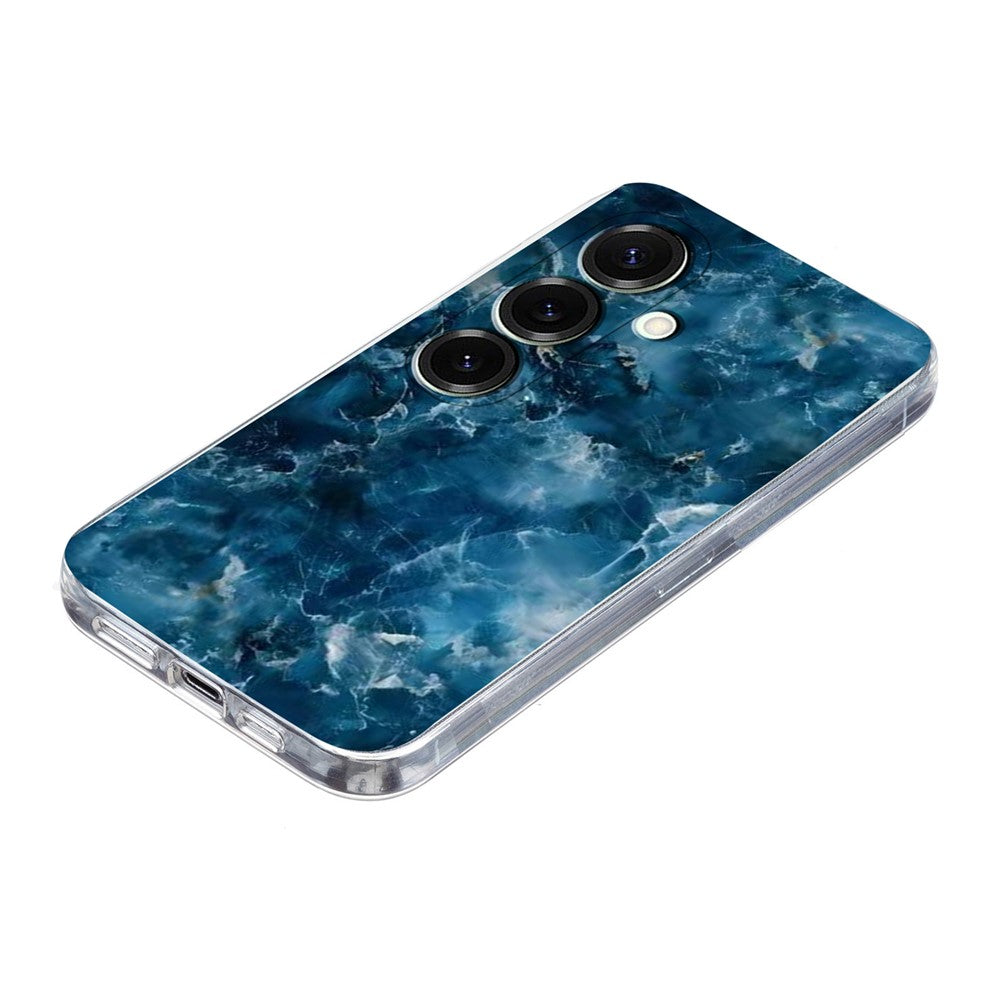 For Samsung Galaxy A26 5G / A17 5G Case Marble Pattern Printing Soft TPU Phone Cover - Grey