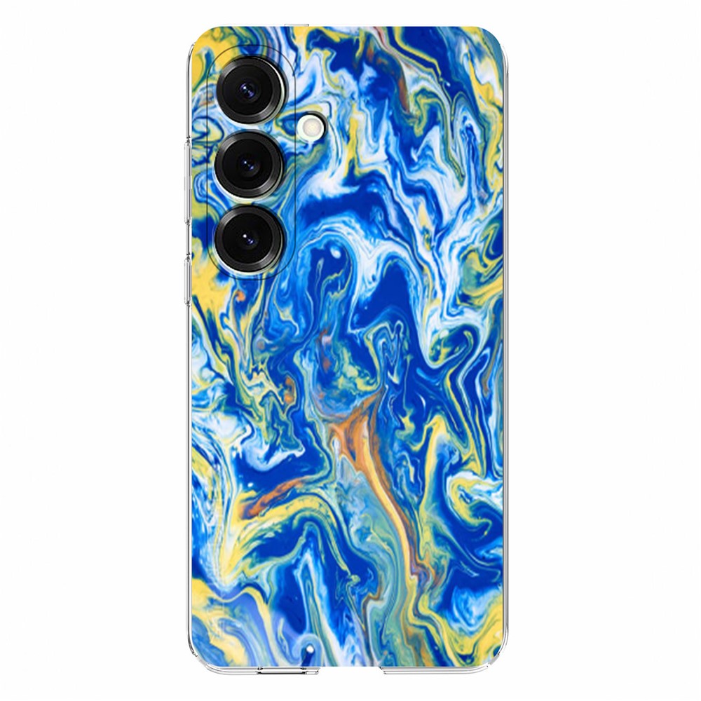 For Samsung Galaxy A26 5G / A17 5G Case Marble Pattern Printing Soft TPU Phone Cover - Sky Blue