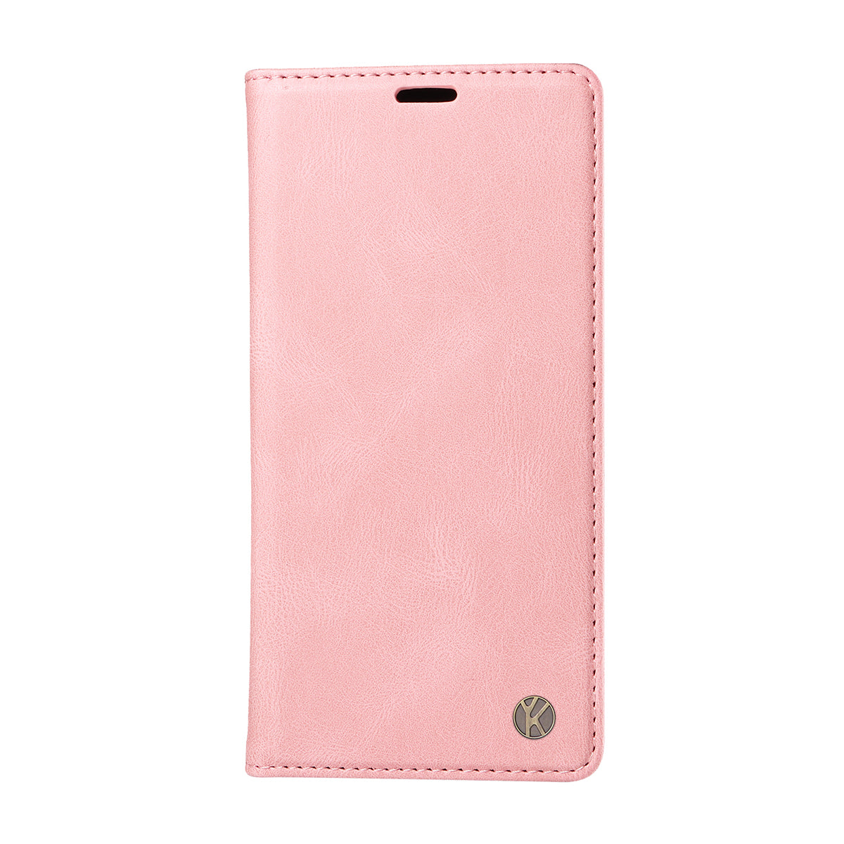 For Oppo Reno14 Pro 5G (China) / Oppo Reno14 Pro 5G (Global) Leather Cover YIKATU YK-004 Skin-Touch Wallet Phone Cases - Pink