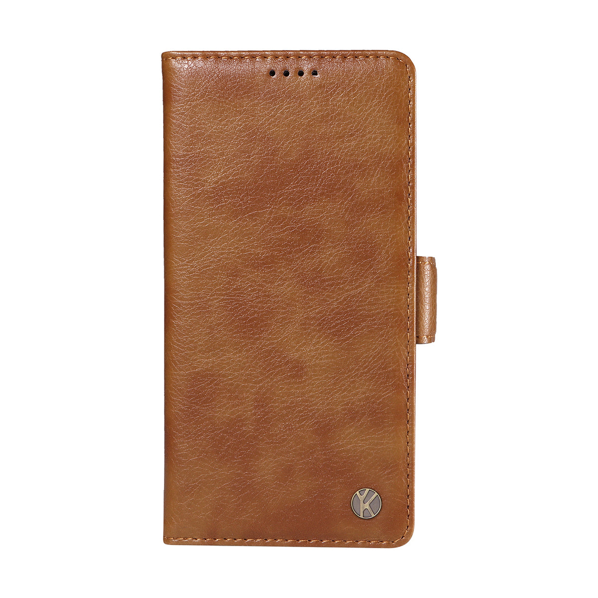 For Oppo Reno14 Pro 5G (China) / Oppo Reno14 Pro 5G (Global) Case YIKATU YK-007 Litchi Texture PU Leather Wallet Phone Cover - Brown