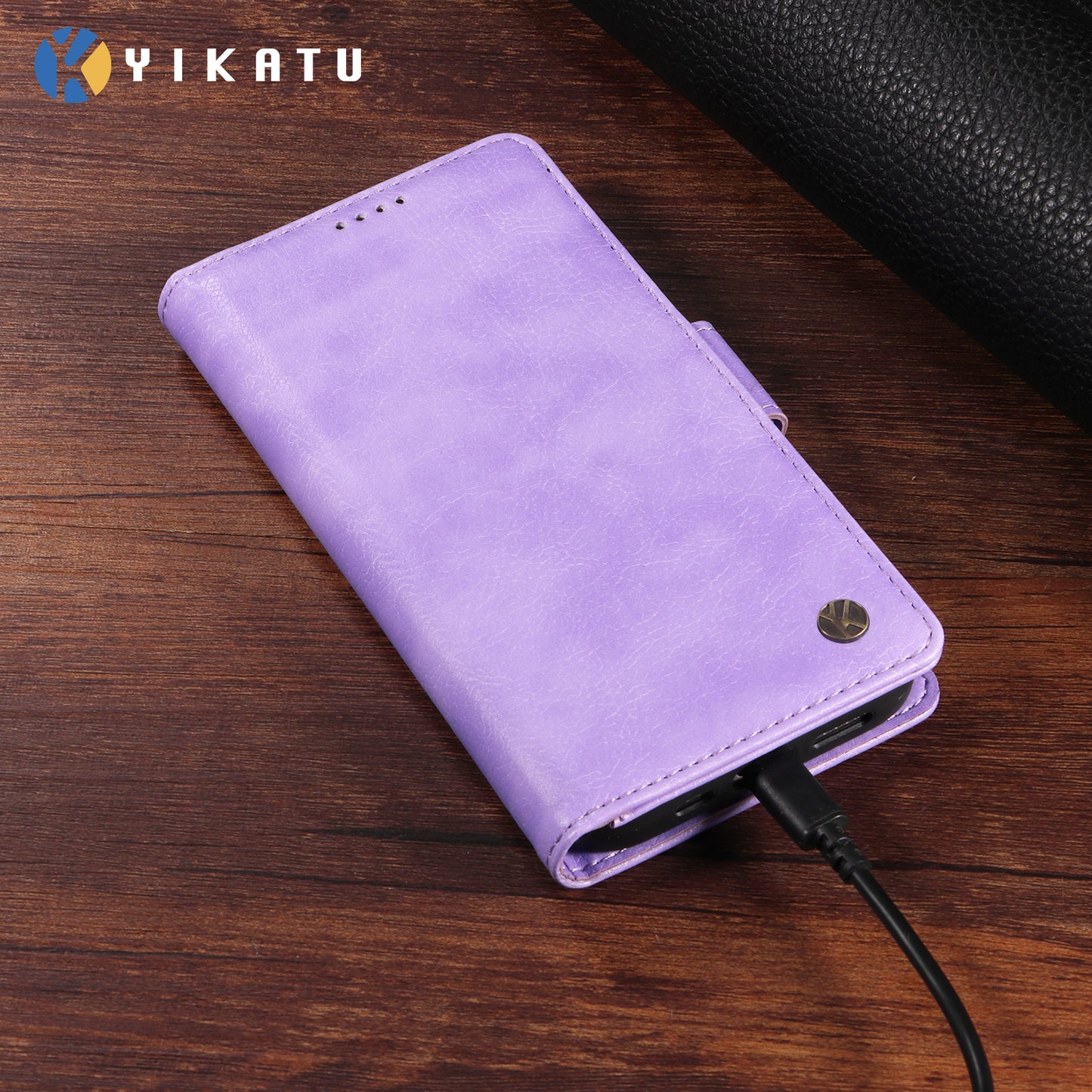 For Oppo Reno14 Pro 5G (China) / Oppo Reno14 Pro 5G (Global) Case YIKATU YK-007 Litchi Texture PU Leather Wallet Phone Cover - Purple