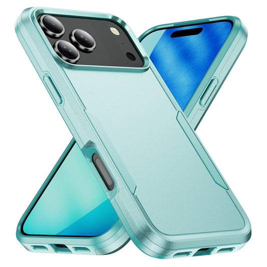 For iPhone 17 Pro Max Case PC + TPU Military Grade Drop Protective Phone Cover - Green
