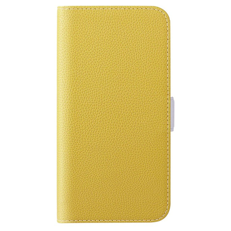 For Google Pixel 7 5G Litchi Texture PU Leather Full Protection Case Candy Color Phone Wallet Cover with Stand - Yellow