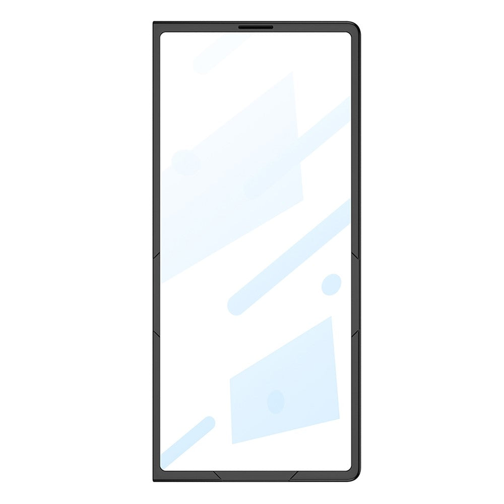 GKK For Samsung Galaxy Z Fold7 5G Case PC + Tempered Glass Ultra Slim Phone Cover - Black