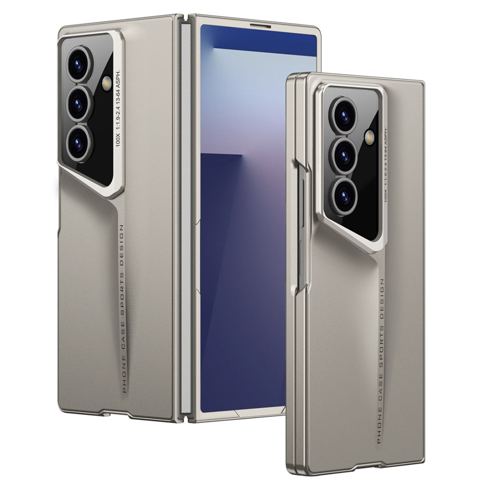 GKK For Samsung Galaxy Z Fold7 5G Case Shockproof Hard PC Ultra Slim Phone Cover - Titanium Grey