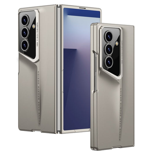 GKK For Samsung Galaxy Z Fold7 5G Case Shockproof Hard PC Ultra Slim Phone Cover - Titanium Grey