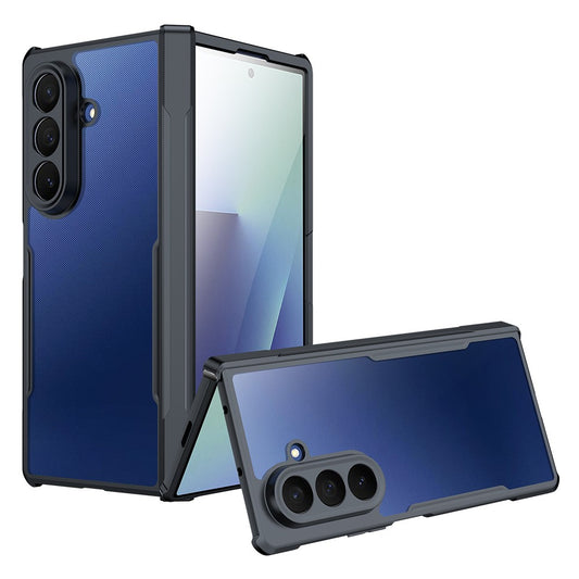 XUNDD For Samsung Galaxy Z Fold7 5G Case TPU + Acrylic Phone Cover with Front Screen Protector