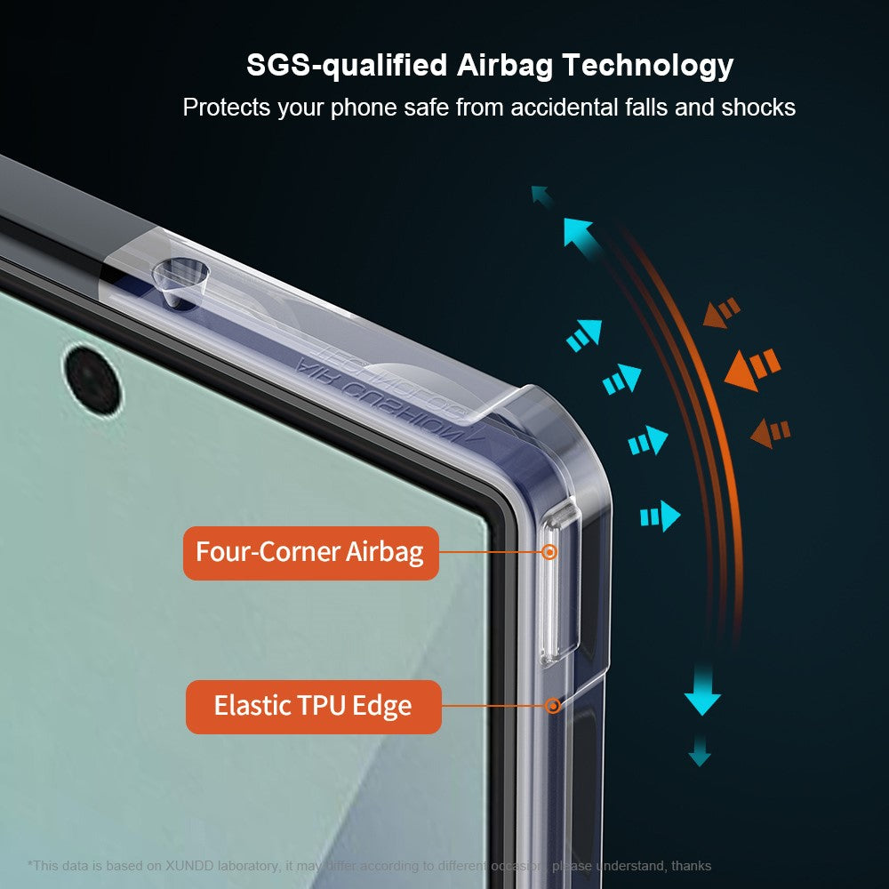 XUNDD For Samsung Galaxy Z Fold7 5G Case TPU + Acrylic Phone Cover with Front Screen Protector