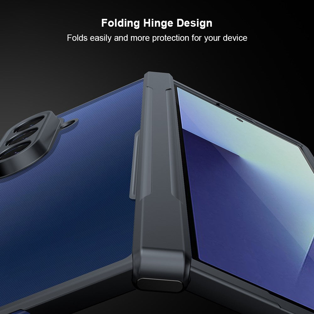 XUNDD For Samsung Galaxy Z Fold7 5G Case TPU + Acrylic Phone Cover with Front Screen Protector