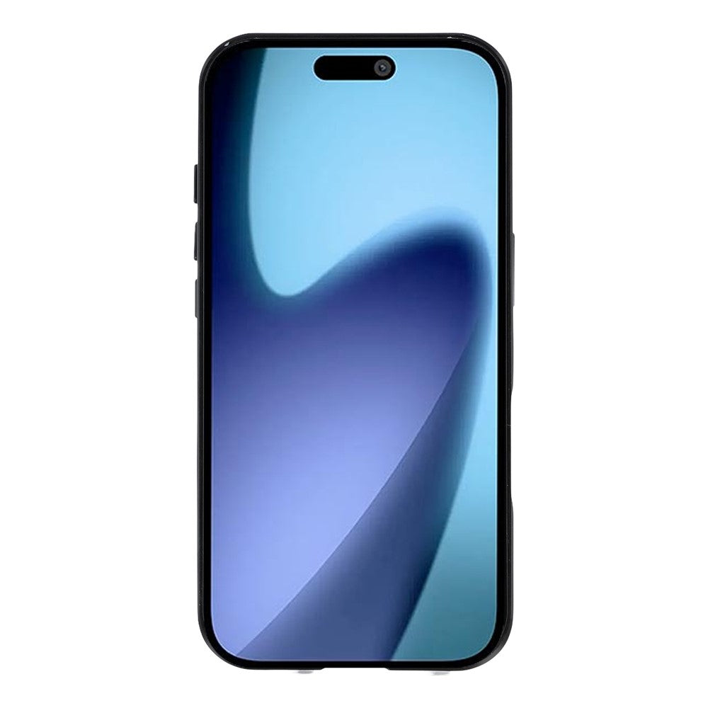 For iPhone 17 Pro Max Case Double-Sided Tempered Glass Magnetic Clear Phone Cover - Black