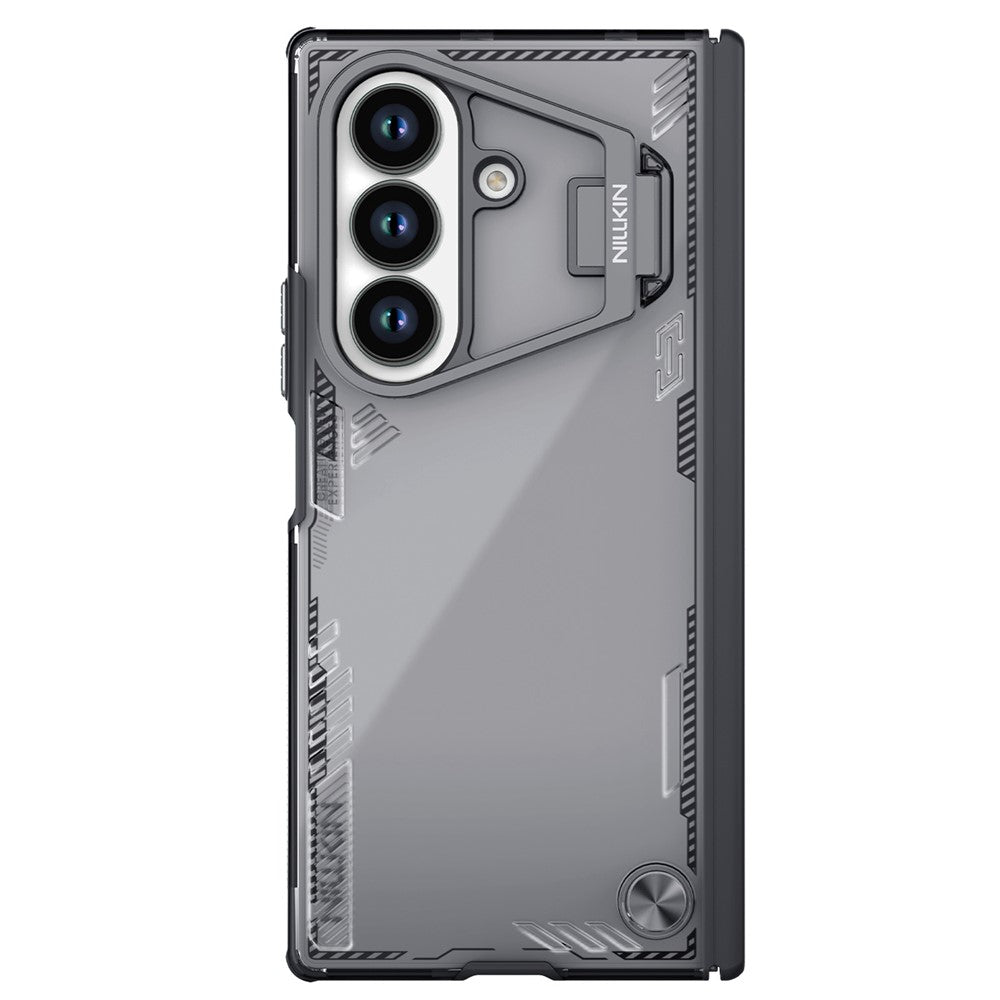 NILLKIN Iceblade CamProp For Samsung Galaxy Z Fold7 5G Case Lens Frame Kickstand PC + TPU Phone Cover
