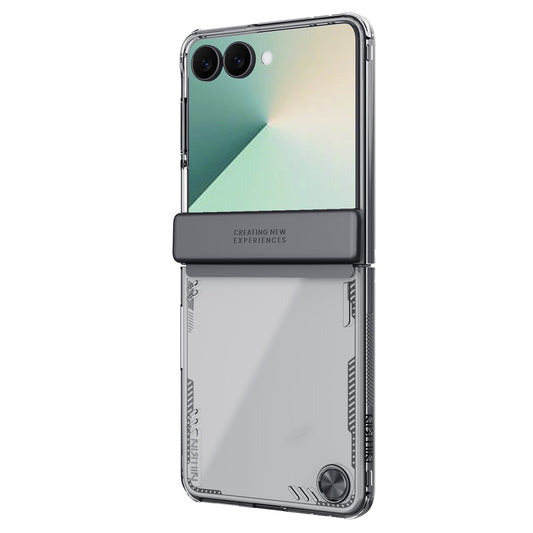 NILLKIN Iceblade For Samsung Galaxy Z Flip7 5G Case PC + TPU Phone Cover - Black