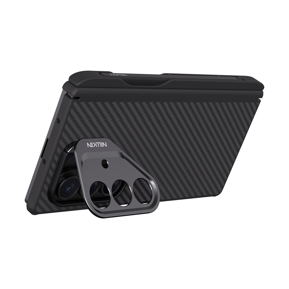 NILLKIN CarboProp For Samsung Galaxy Z Fold7 5G Magnetic Case Kickstand Aramid Fiber Phone Cover Precise Cutout with Stylus Pen