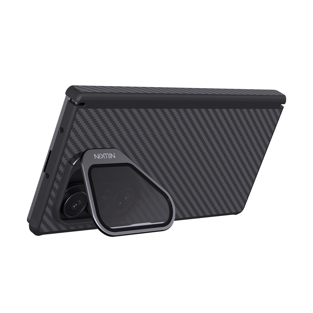 NILLKIN For Samsung Galaxy Z Fold7 5G Case Compatible with MagSafe TPU + Aramid Fiber Lens Cover Kickstand Phone Cover