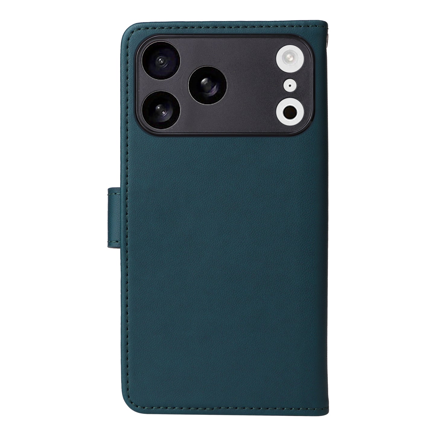 For iPhone 17 Pro Max Magnetic Case BETOPNICE Detachable PU Leather Phone Cover with Strap - Green
