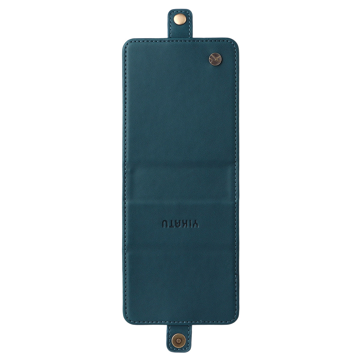For Samsung Galaxy Z Flip7 5G Phone Cases YIKATU Magnetic Closure PU Leather Mobile Cover - Green