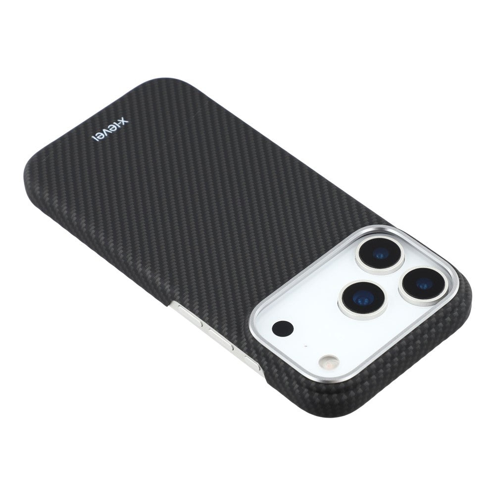 X-LEVEL For iPhone 17 Pro Max Case Carbon Fiber Texture Hard PC Phone Cover Anti Shock
