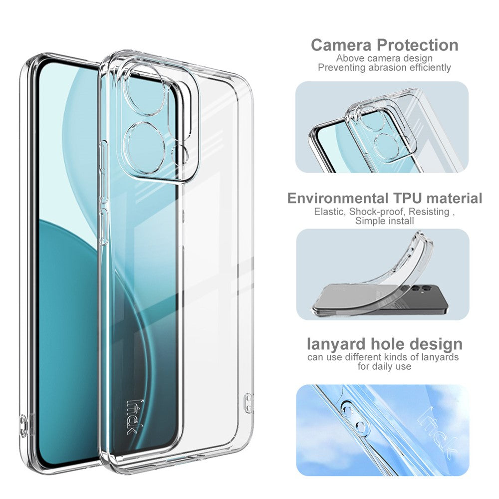 IMAK UX-5 Series For Oppo Reno14 Pro 5G (Global) Case Shockproof TPU Clear Slim Back Shell