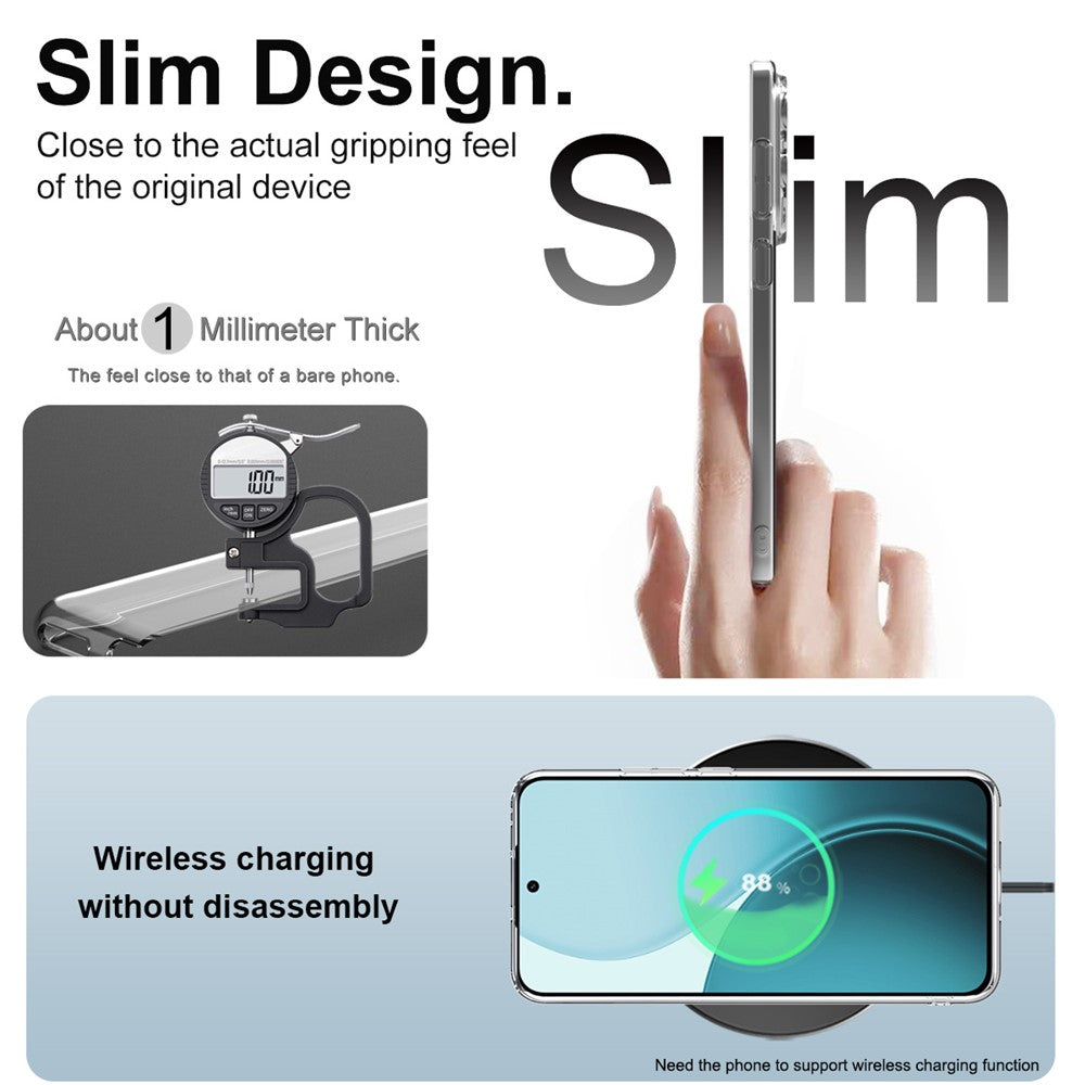 IMAK UX-5 Series For Oppo Reno14 Pro 5G (Global) Case Shockproof TPU Clear Slim Back Shell