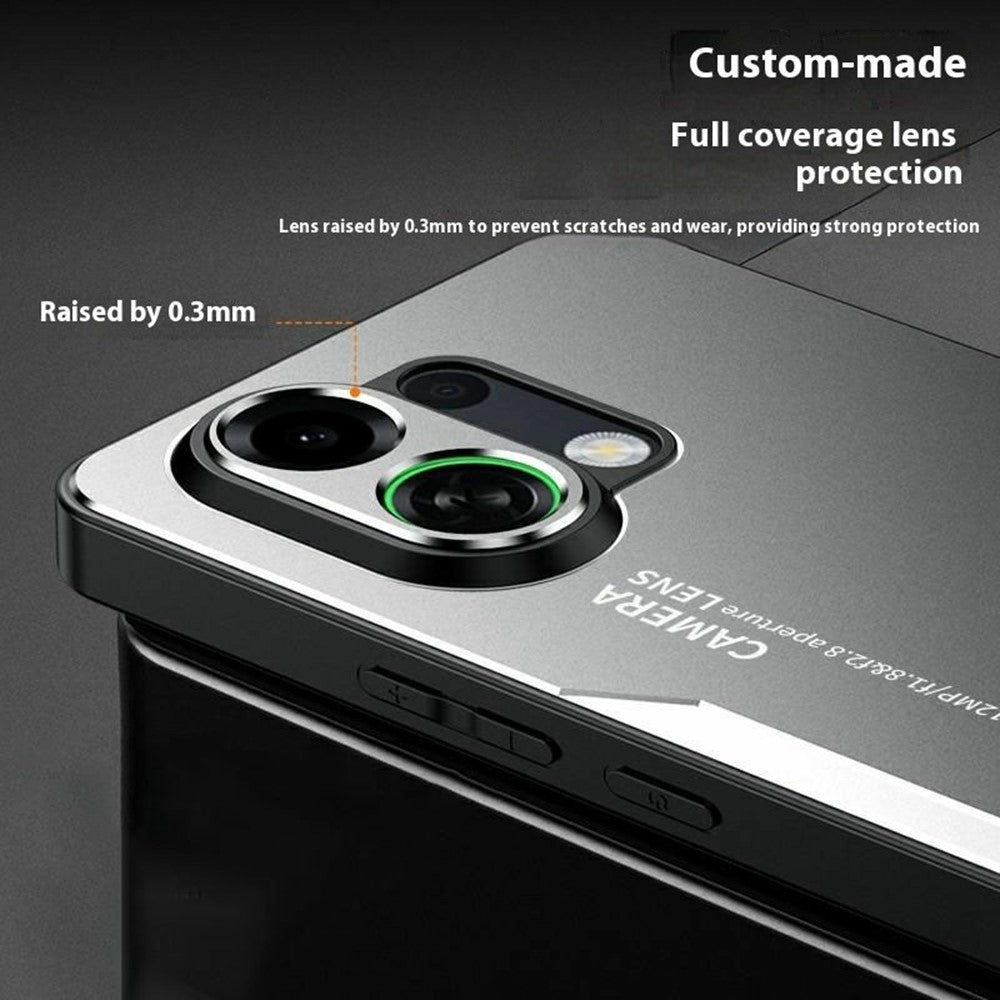 For Oppo K13 Turbo Pro 5G Phone Case Aluminium Alloy TPU PC Back Cover - Red