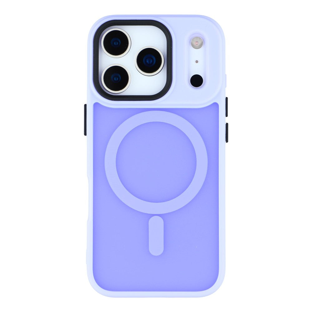 For iPhone 17 Pro Max Case Compatible with MagSafe Skin-Touch PC + TPU Phone Cover - Light Purple