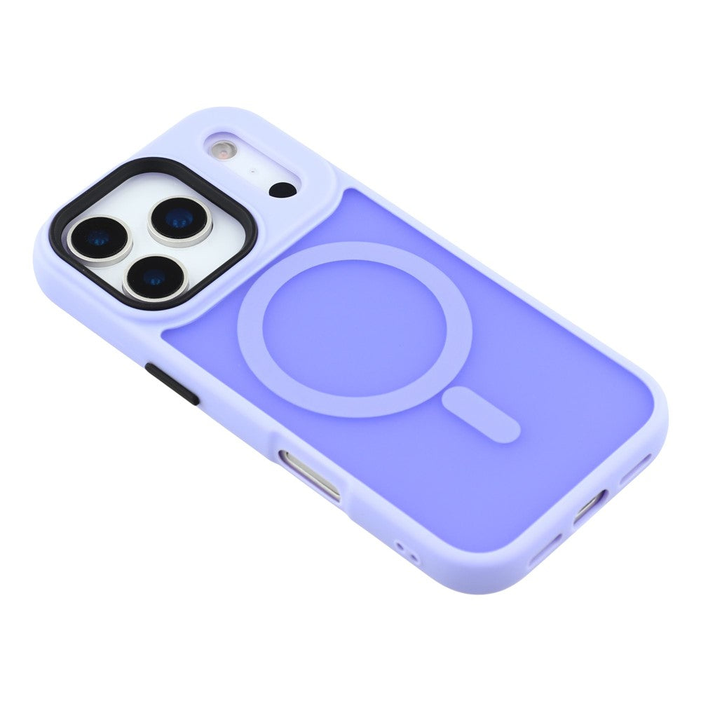 For iPhone 17 Pro Max Case Compatible with MagSafe Skin-Touch PC + TPU Phone Cover - Light Purple