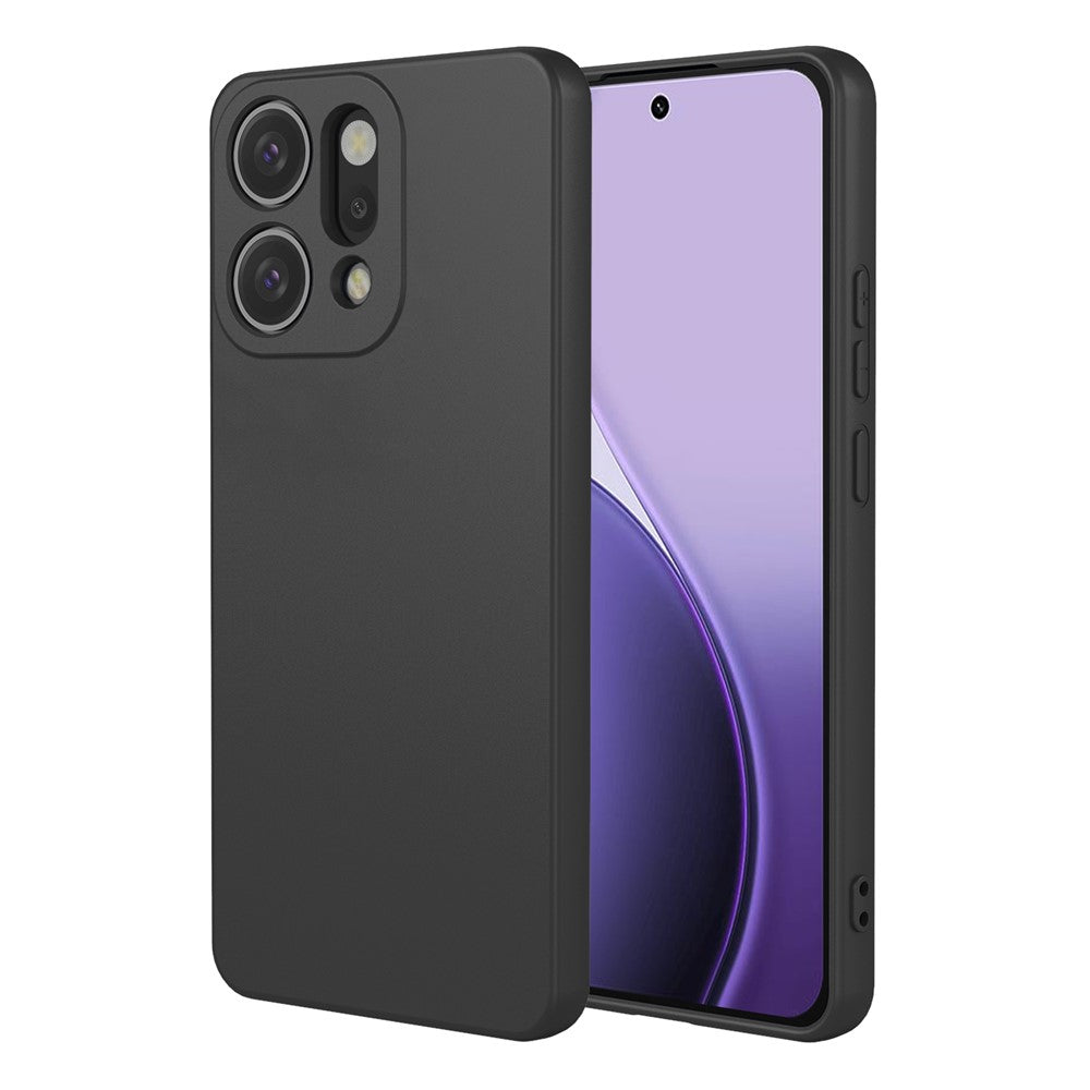 For Oppo Reno14 Pro 5G (Global) Case Soft TPU Shockproof Protective Phone Cover - Black