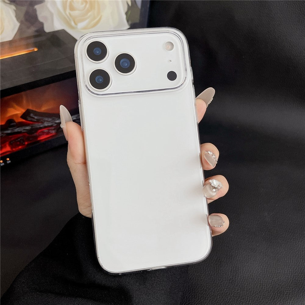 For iPhone 17 Pro Max Crystal Clear Case Shockproof Hard PC Phone Back Cover - Transparent