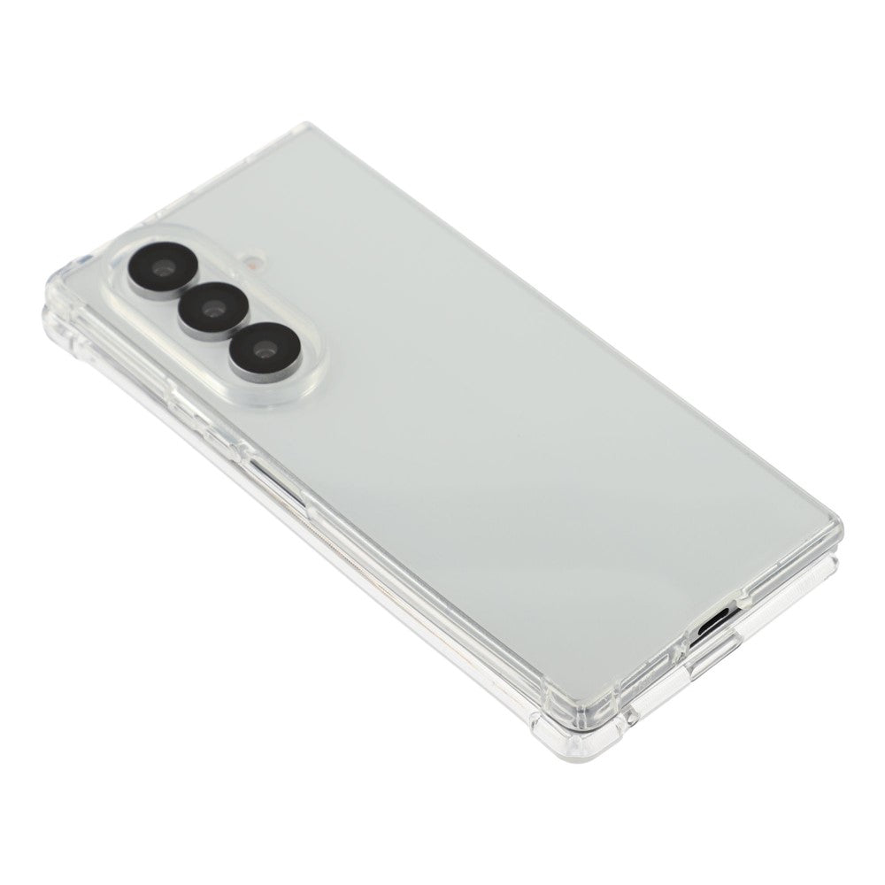 For Samsung Galaxy Z Fold7 5G Case Crystal Clear TPU Phone Cover with Reinforced Corner