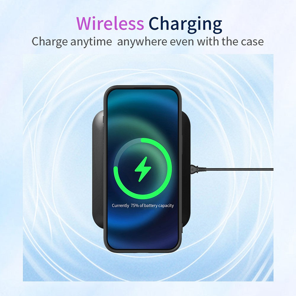 For iPhone 17 Pro Max Case Soft TPU Shockproof Protective Phone Cover - Black