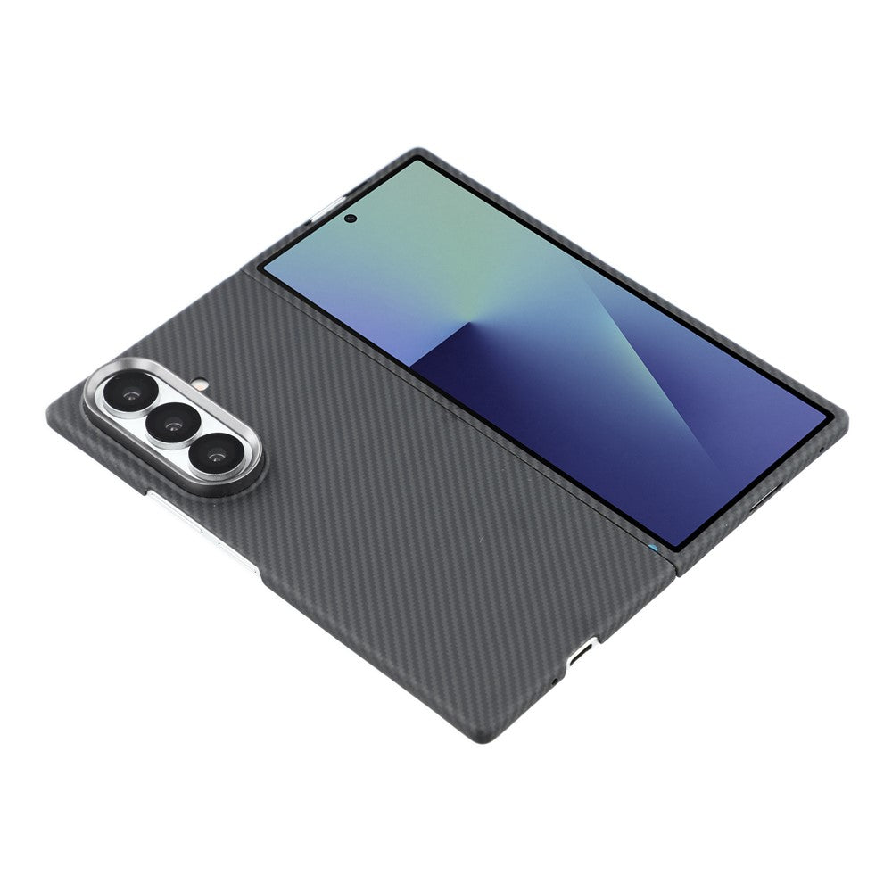 For Samsung Galaxy Z Fold7 5G Magnetic Case 600D Fine Texture Aramid Fiber Phone Cover